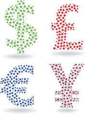 Set of curency symbol