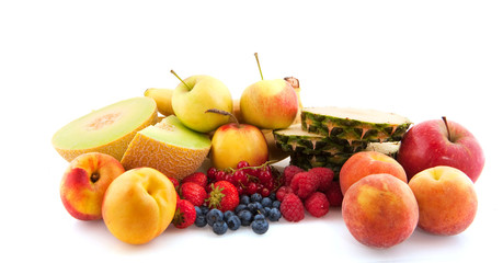 Naklejka na ściany i meble assortment fresh fruit