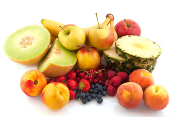 Fototapeta na wymiar assortment fresh fruit