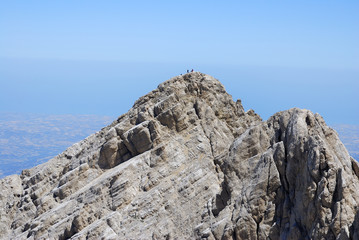 Fototapeta premium paesaggio montano alpinismo