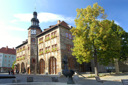 Rathaus in Nordhausen, Th&uuml;ringen
