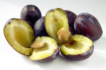 some plums