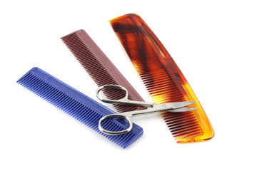 Combs and scissors