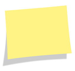 Sticky post it note