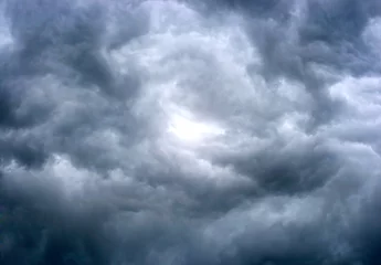 Papier Peint photo Lavable Ciel texture des nuages d& 39 orage sombres
