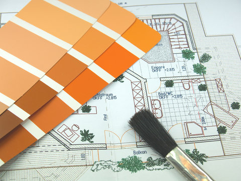 Farbdesign Innenarchitektur