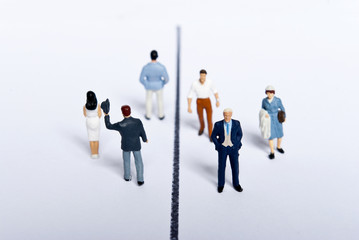 Obraz premium miniature people