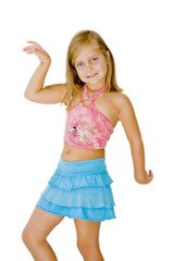 Fototapeta premium niña bailando