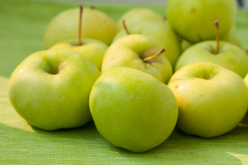 .Green apples