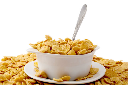 flakes in the bowl