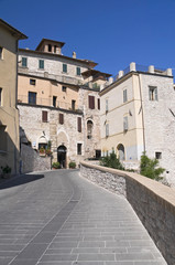 Fototapeta na wymiar Alleyway. Assisi. Umbria.