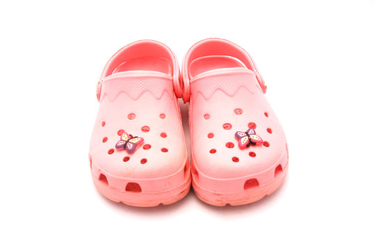 Pink crocks