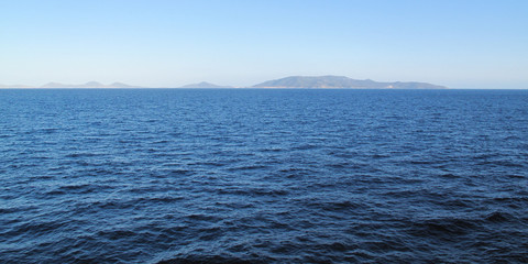 Obraz premium isola dell'Asinara dal traghetto