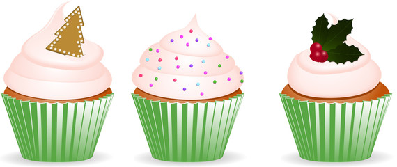 christmas cupcakes