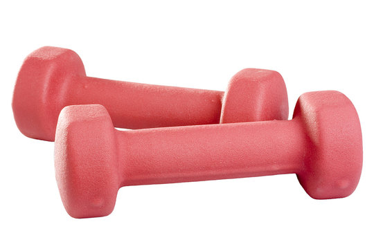 Pink Dumbbells