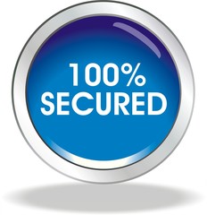 bouton 100% secured