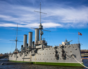 Aurora - symbol of revolution in Russia