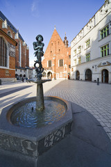 Kraków Plac Mariacki - obrazy, fototapety, plakaty