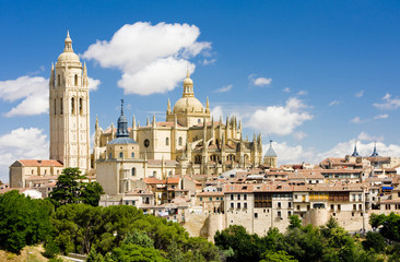 Segovia, Castile and Leon, Spain - obrazy, fototapety, plakaty