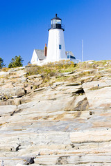 lighthouse Pemaquid Point Light, Maine, USA