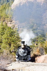 Fototapeta premium Durango i Silverton Narrow Gauge Railroad, Kolorado, USA