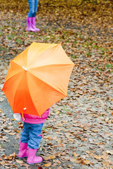 little girl with umbrella