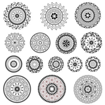 set pattern arabesque