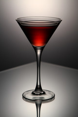 Still-life with the cocktail glass