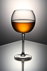 Still-life with the wine glass