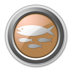 Bronze 3D Style Button 