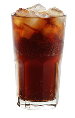 Cola with ice