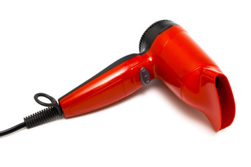 beautiful red hair dryer