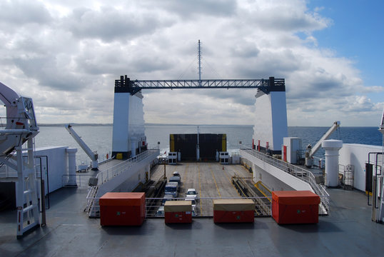 Voyage en bateau -  Pont arri&egrave;re ferry boat
