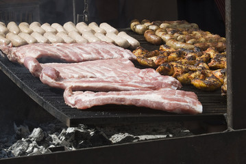 Parrillada medieval.