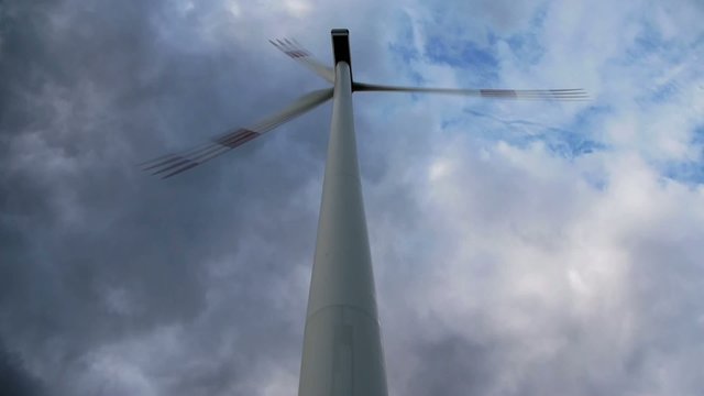 wind turbine - back side view