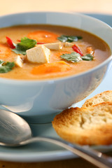 Red Curry Soup with Tofu