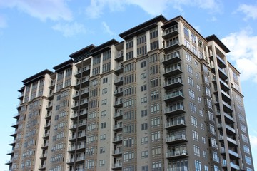 Fototapeta na wymiar Commercial Apartment Building