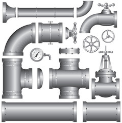 Set of pipeline elements (vector)