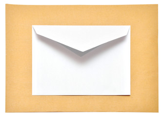two empty envelopes