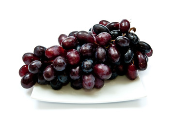 Grape on plate