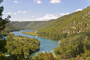 Fototapeta na wymiar Park Narodowy Krka, Chorwacja