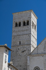 St. Rufino Belltower Cathedral. Assisi. Umbria.