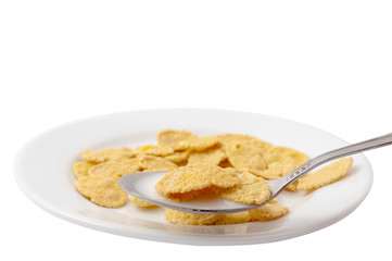 cornflakes with milk