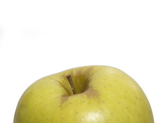 Apple on white background