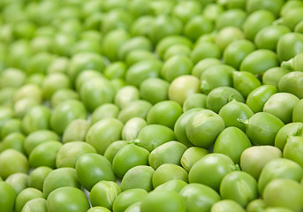 Fresh peas background