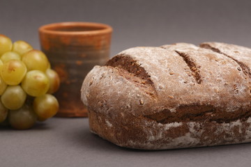 pane vino e uva