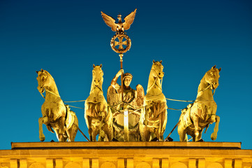 Fototapeta premium Quadriga Brandenburger Tor
