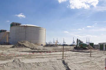 Obraz premium Construction site