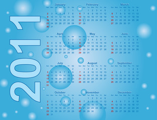 2011 Calendar. Abstract Background