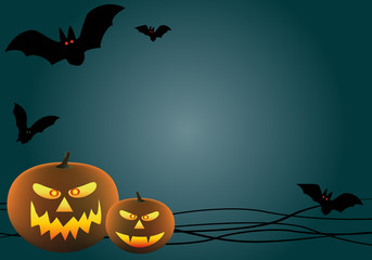 Halloween design elements